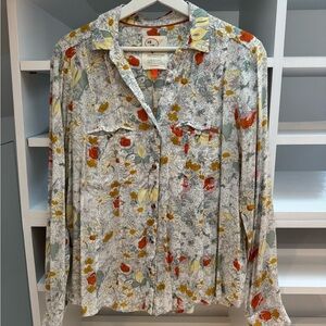 Anthropologie 52 Conversations Buttondown, Size 8.
